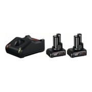 Bosch Starter set per batteria : 2 x GBA 12 Volt 6,0 Ah e GAL 12V-40