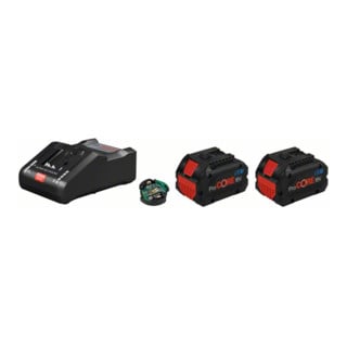 Bosch Starter set per batteria: 2xProCORE18V 8,0Ah e GAL 18V-160 C