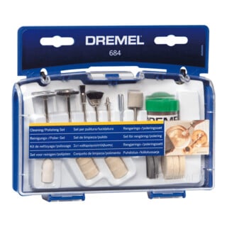 Bosch Starter set per la pulizia e la lucidatura con 20 accessori