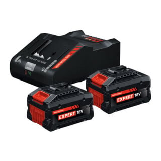 Bosch Startersset Accu/Lader Set 2x EXBA18V-80 + EXAL18V-160; C