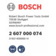 Bosch Staubbeutel mit Adapter für Handhobel Gewebe für PHO 1 PHO 15-82 PHO 100-5