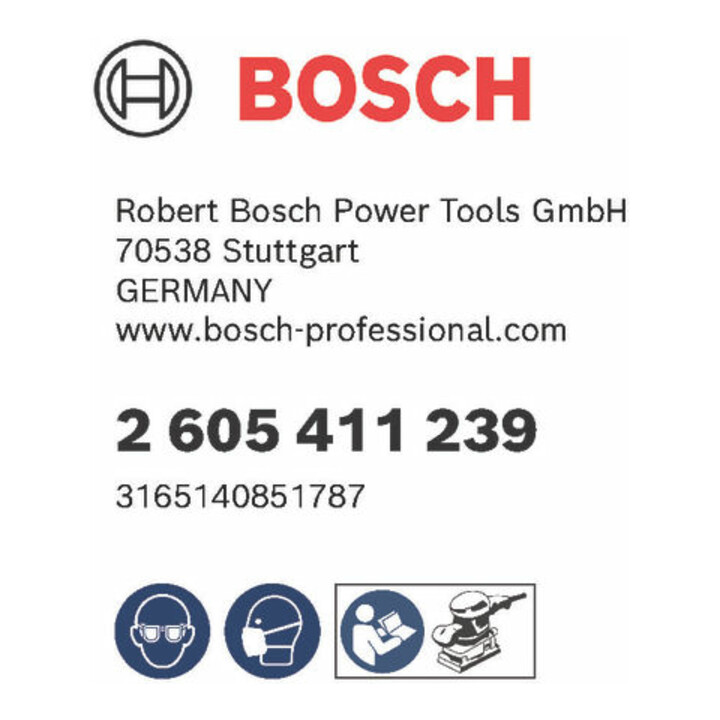 Bosch Staubbox-Filter schwarze Ausführung