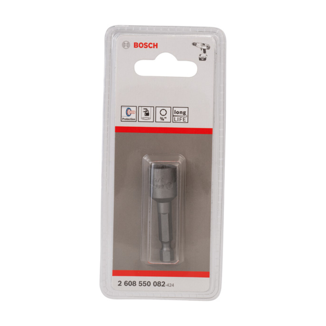 Bosch Steckschlüssel 50 mm x 3/8", mit Magnet