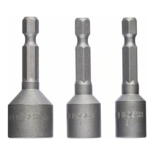 Bosch Steckschlüssel-Pack 3-teilig 50 mm 8, 10 13 mm