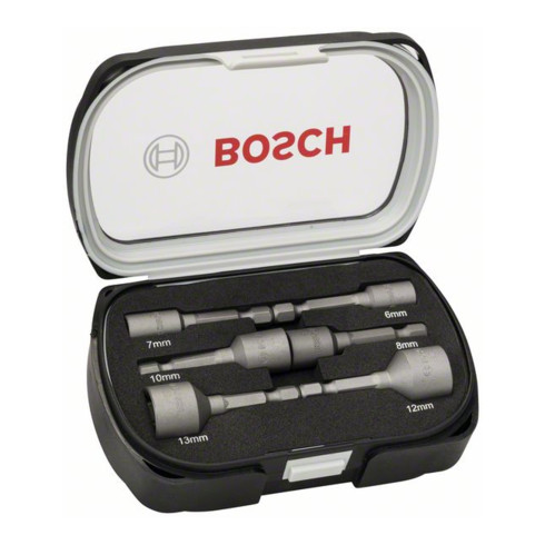 Bosch Steckschlüssel-Set 6-teilig 50 mm 6 - 13