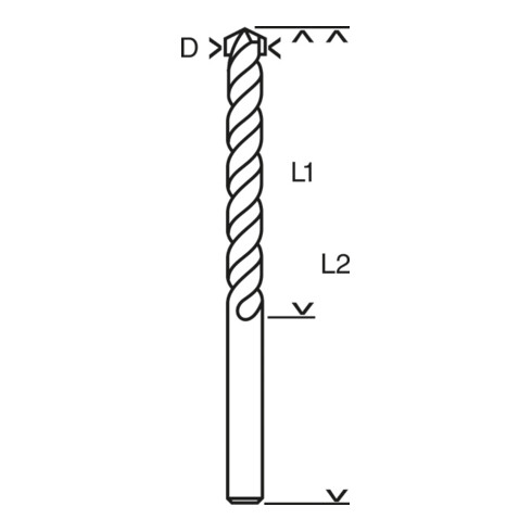 Bosch Steinbohrer CYL-1 14 x 350 x 400 mm d 9,5 mm
