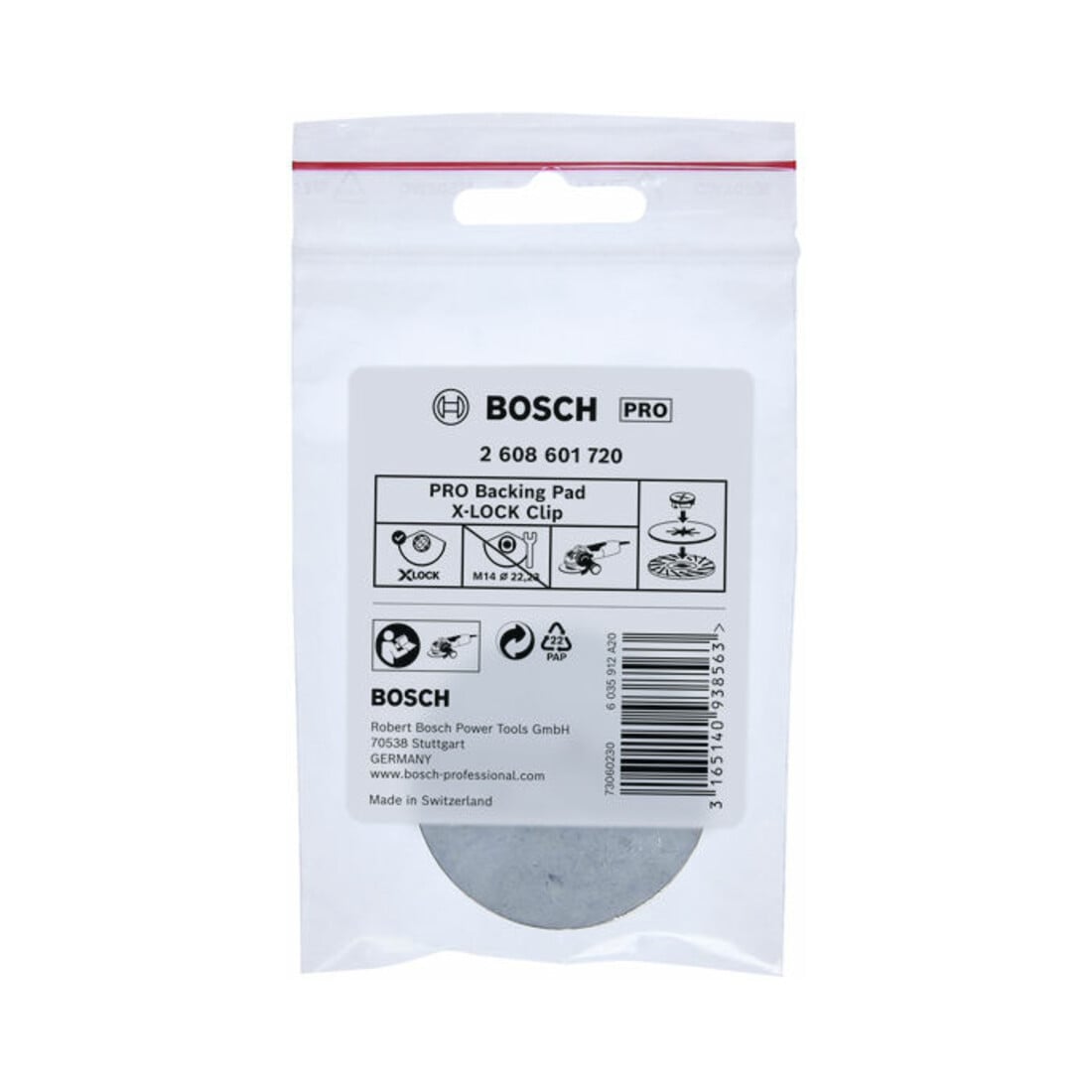 Bosch steunplaat clip X-LOCK