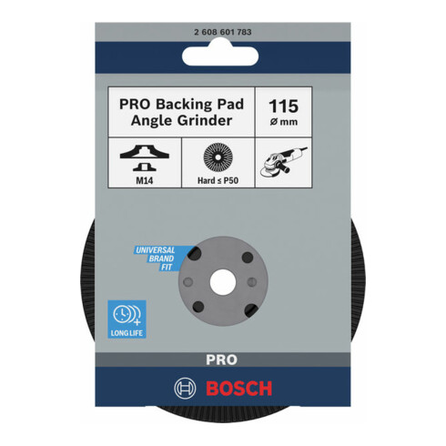 Bosch steunschijf M14 hard