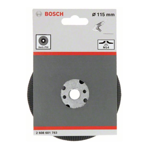 Bosch steunschijf 115 mm, M14, hard