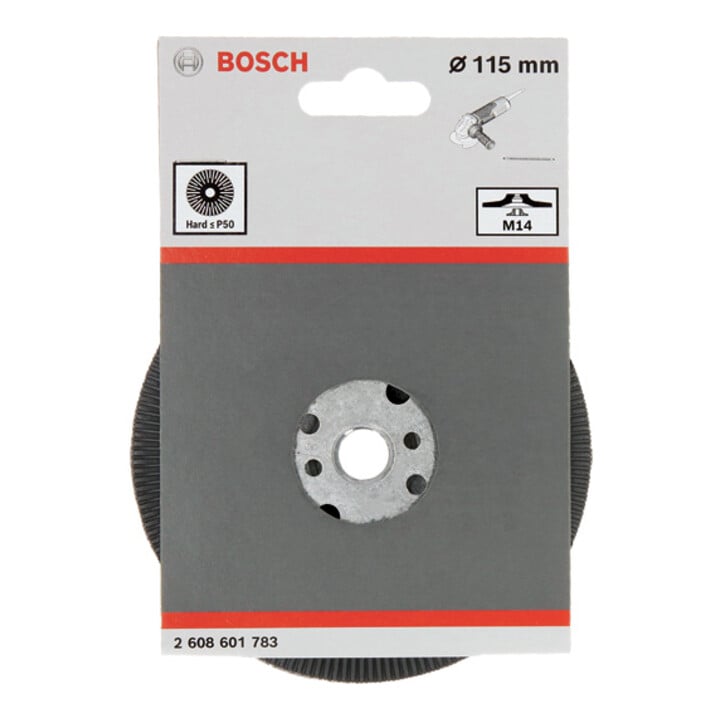 Bosch steunschijf 115 mm, M14, hard