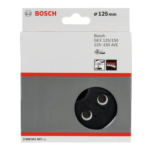 Bosch steunschijf 125 mm medium hard