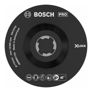 Bosch X-LOCK SCM steunschijf met centreerpin