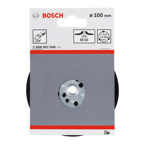Bosch steunschijf standaard M10 100 mm 15 300 tpm