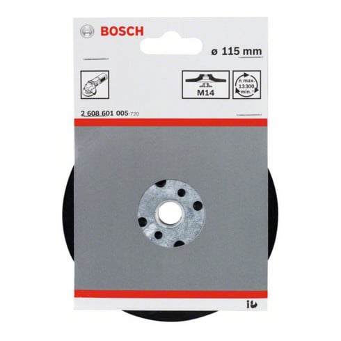 Bosch steunschijf standaard M14 115 mm 13 300 tpm