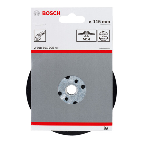 Bosch steunschijf standaard M14 115 mm 13 300 tpm
