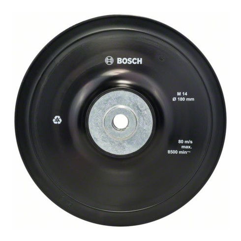 Bosch steunschijf standaard M14 180 mm 8 500 tpm