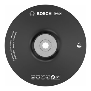 Bosch steunschijf standaard M14 230 mm 6 650 tpm