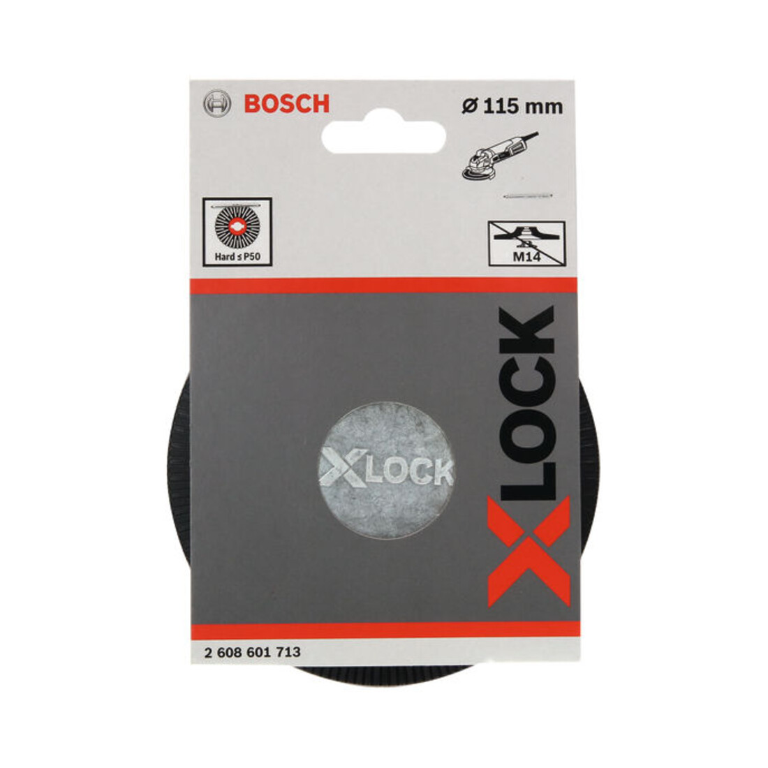 Bosch X-LOCK steunschijf 115 mm hard