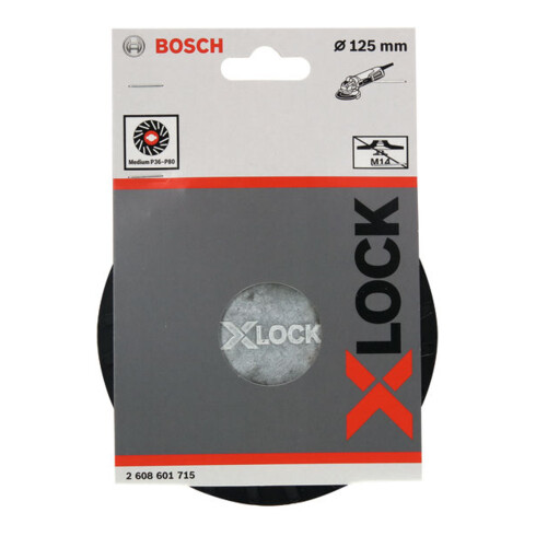 Bosch X-LOCK steunschijf middelhard