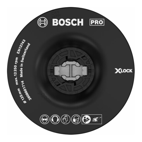Bosch X-LOCK steunschijf zacht