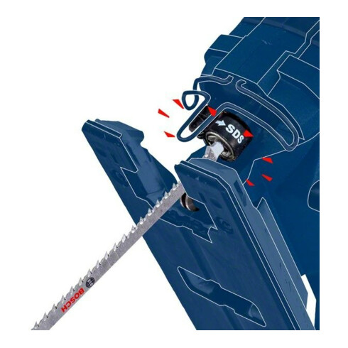 BOSCH Stichsägeblätter-Set, Bezeichnung: T108BHM-E