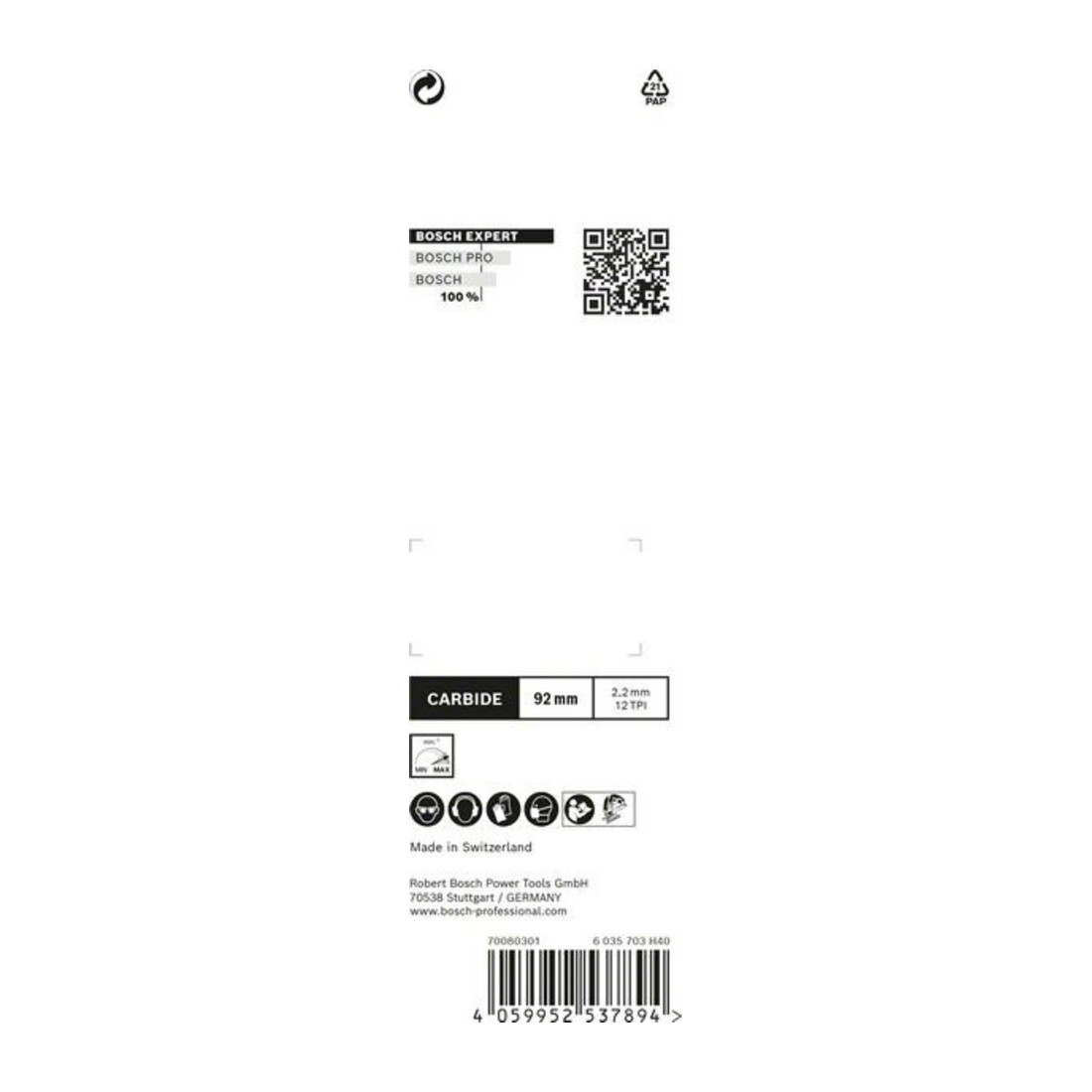 BOSCH Stichsägeblätter-Set, Bezeichnung: T108BHM-E
