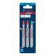 BOSCH Stichsägeblätter-Set, Bezeichnung: T108BHM-E-2