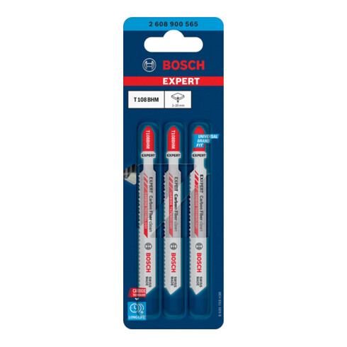 BOSCH Stichsägeblätter-Set, Bezeichnung: T108BHM-E