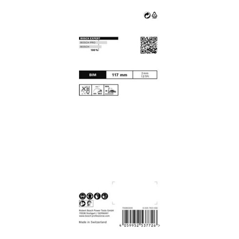 BOSCH Stichsägeblätter-Set, Bezeichnung: T308BFP-E