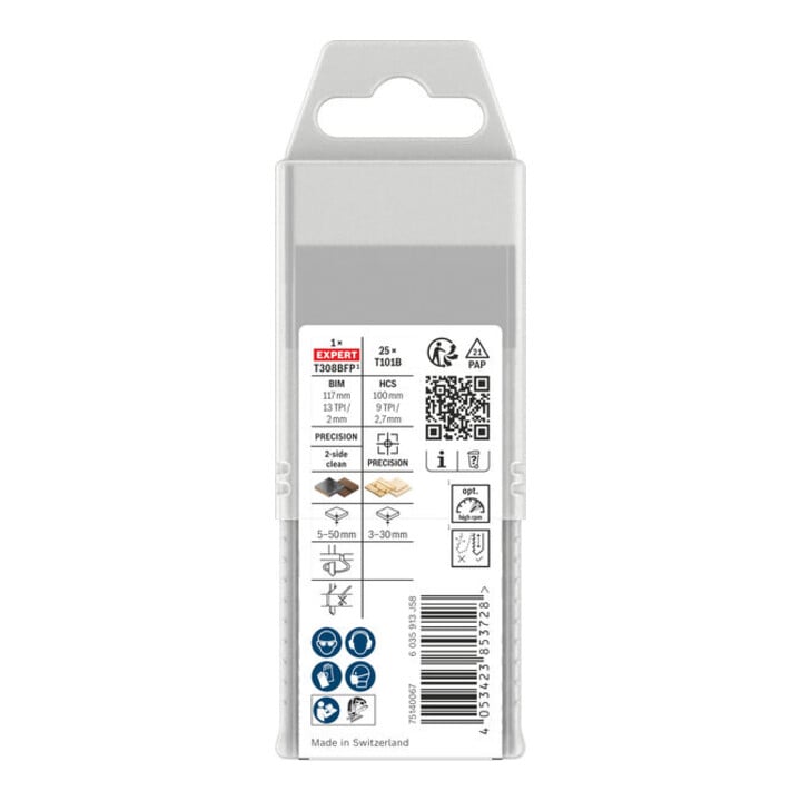 Bosch Stichsägeblätter T101B und T308BFP Set 26-teilig