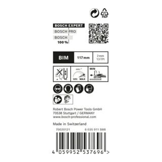 Bosch Stichsägeblatt EXPERT T 308 BF VE à 25 Stück Hardwood 2-side clean