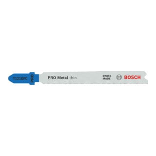 Bosch Stichsägeblatt PRO Metal thin T121GFC 92mm 5-tlg.