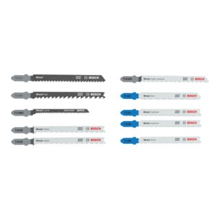Bosch Stichsägeblatt-Set 10-tlg. Holz und Metall