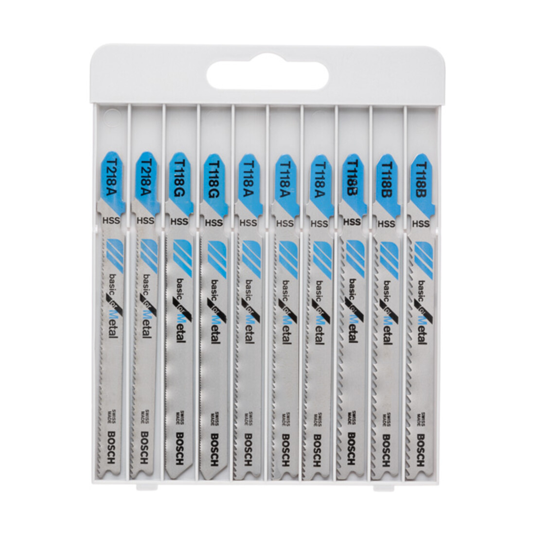 Bosch Stichsägeblatt-Set Basic for Metal 10-teilig