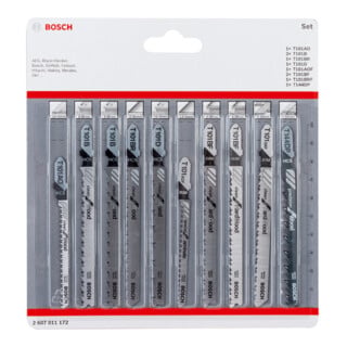Bosch Stichsägeblatt-Set Clean Precision 10-teilig