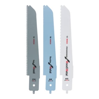 Bosch Stichsägeblatt-Set für Bosch-Multisäge 3-teilig für PFZ 500 E