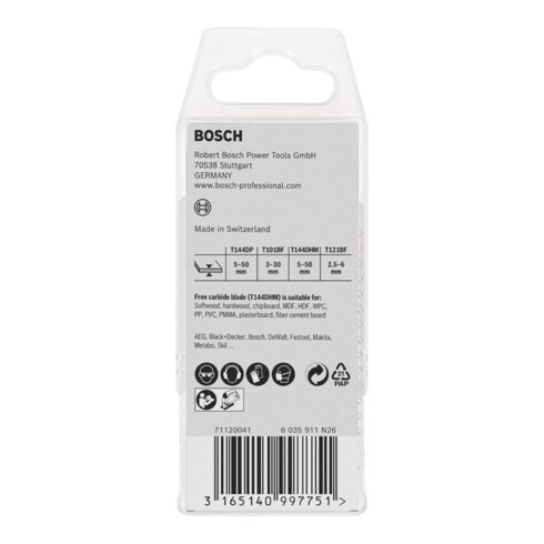 Bosch Stichsägeblatt Set JSB Holz und Metall 15-teilig