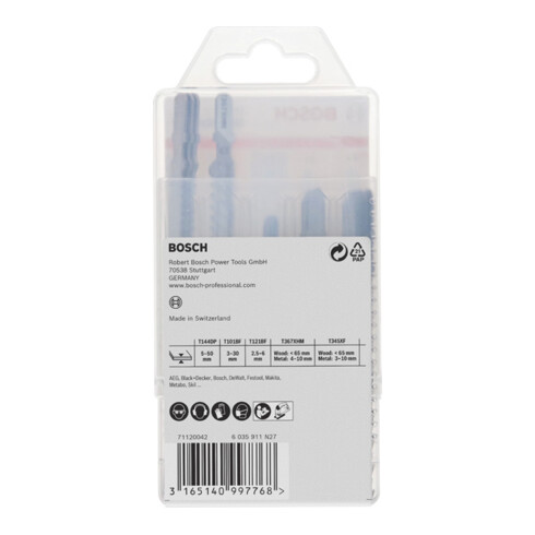 Bosch Stichsägeblatt Set JSB Multi Material 15-teilig
