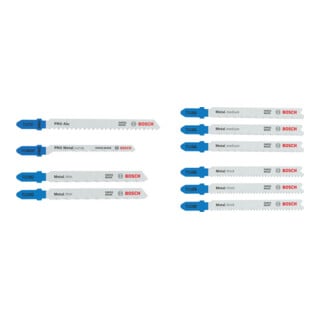Bosch Stichsägeblatt Set Metal Advanced 10-tlg.