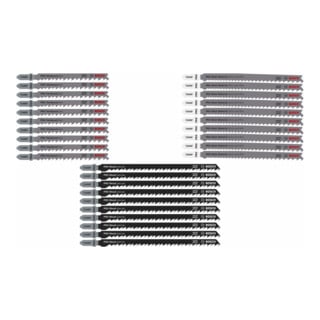 Bosch Stichsägeblatt Set PRO Wood and Metal Rough Cut 100mm 30-tlg.