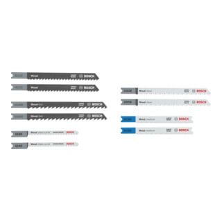 Bosch Stichsägeblatt Set Wood and Metal Basic 10-tlg.