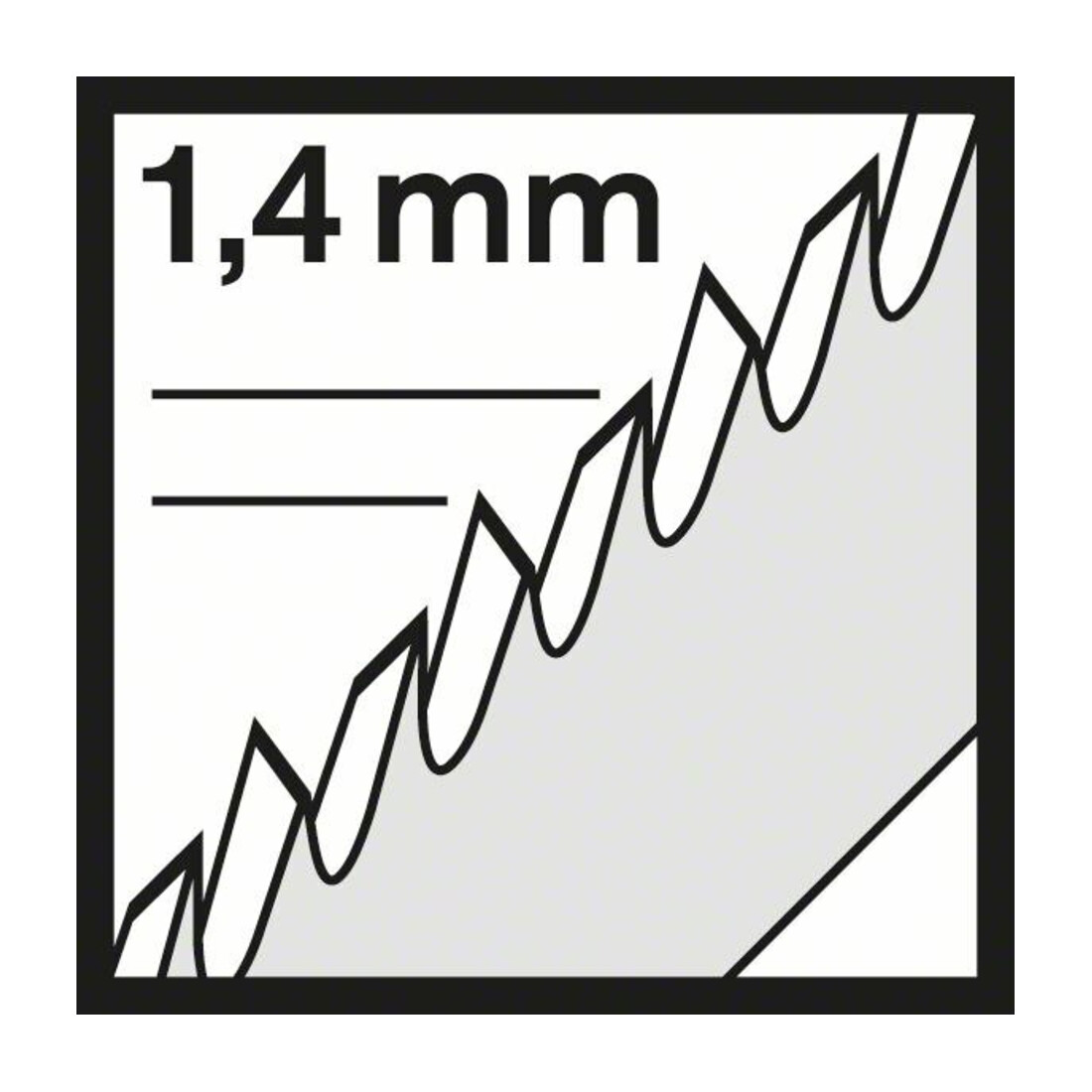 Bosch Stichsägeblatt T 101 AOF VE à 5 Stück Special for Laminate