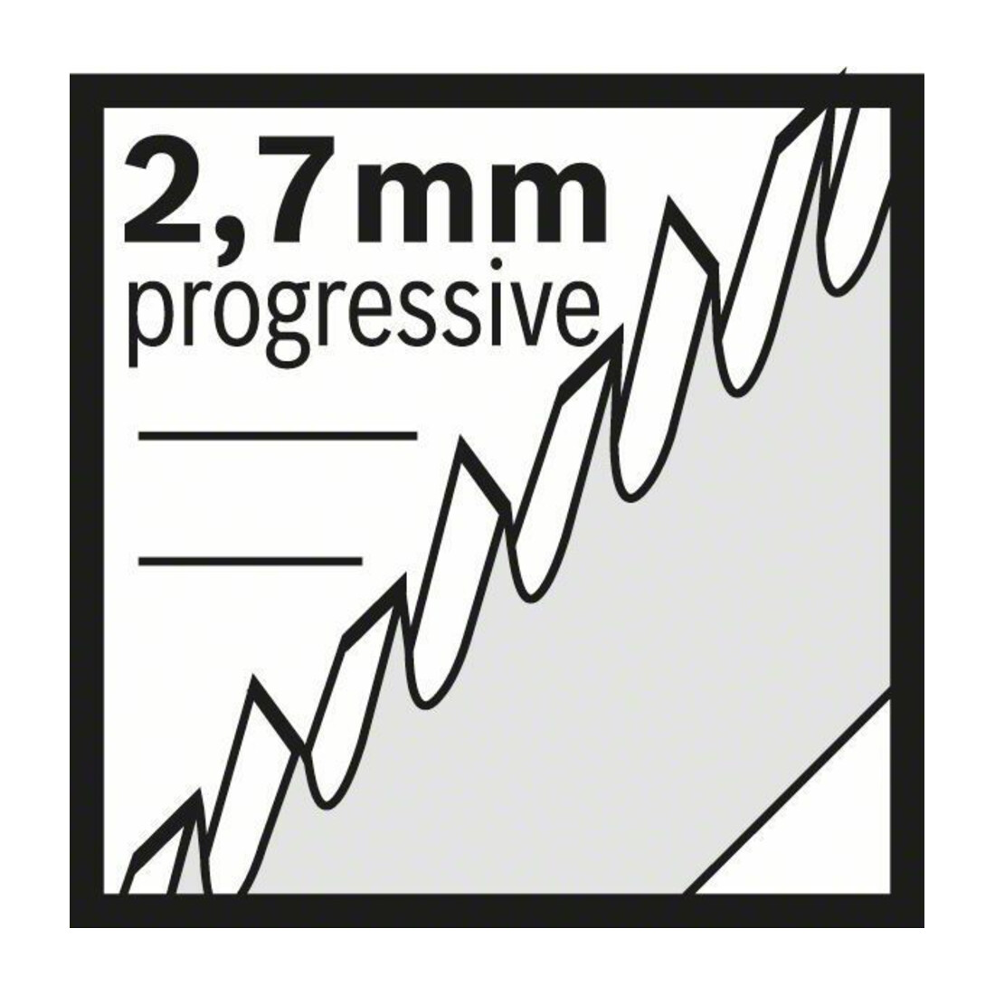 Bosch Stichsägeblatt T 101 B Pack a 100 Stück