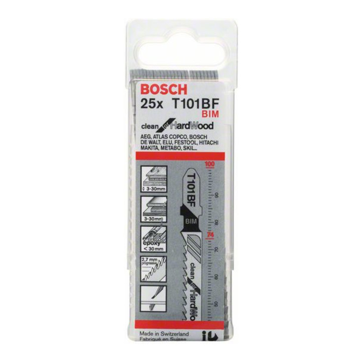 Bosch Stichsägeblatt T 101 BF, Clean for Hard Wood