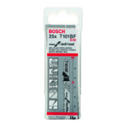 Bosch Stichsägeblatt T 101 BF VE à 25 Stück Clean for Hard Wood-1