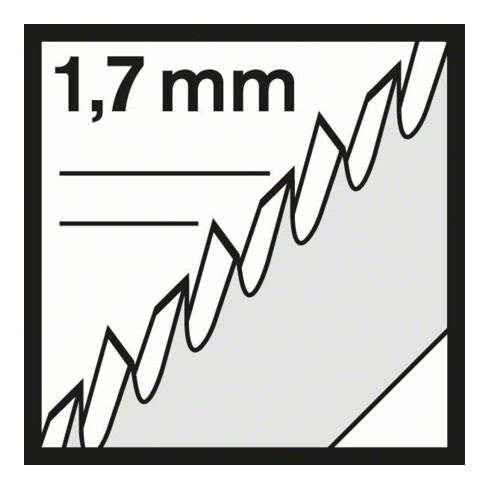 Bosch Stichsägeblatt T 101 BIF Special for Laminate