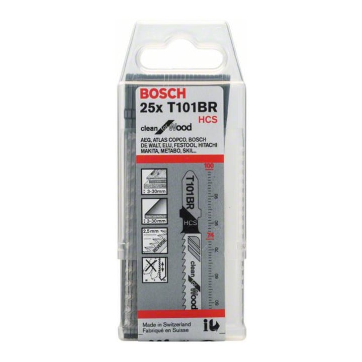 Bosch Stichsägeblatt T 101 BR, Clean for Wood