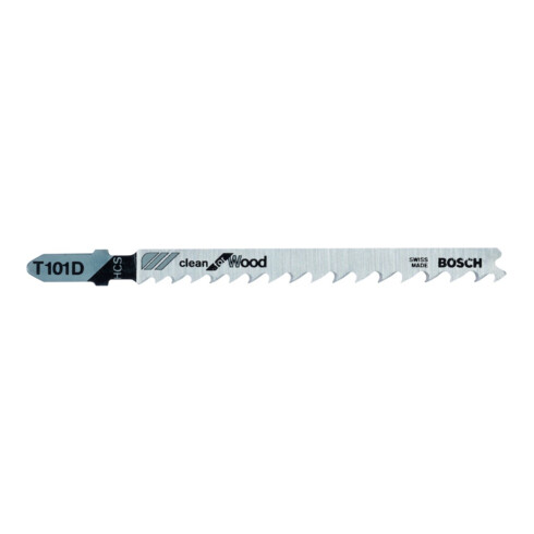 Bosch Stichsägeblatt T 101 D VE à 100 Stück Clean for Wood