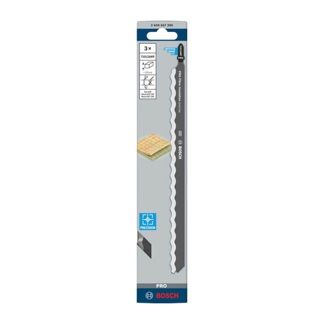 Bosch Stichsägeblatt T 1013 AWP Precision for Soft Material