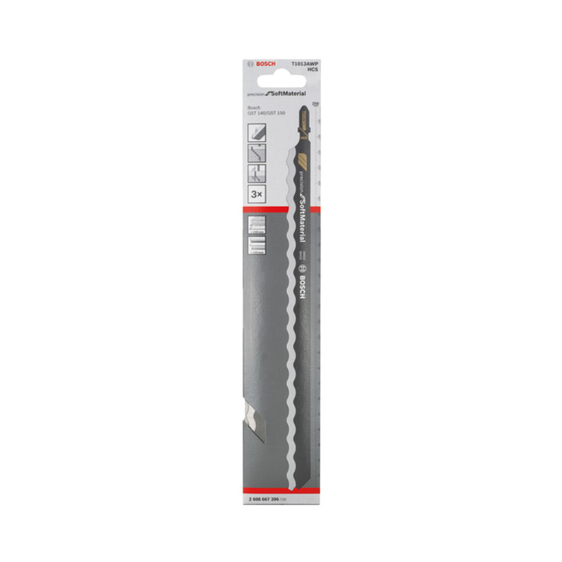 Bosch Stichsägeblatt T 1013 AWP Precision for Soft Material